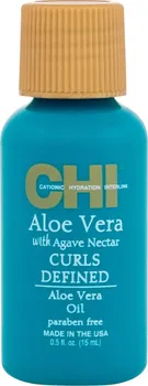 Vlasová regenerace Farouk Systems Chi Aloe Vera Curls Defined Oil 15 ml