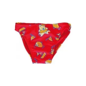 Kojenecké plavky Plavky červené s obrázkem, Velikost 104