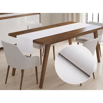 ubrus Dekorační běhoun na stůl BKM-301 Krémový melír 20x120 cm