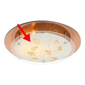 Příslušenství pro svítidlo Globo 40413-2G1 | náhradní sklo