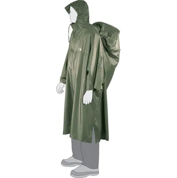 Pláštěnka Pončo Tatonka Cape Velikost: XS / Barva: zelená