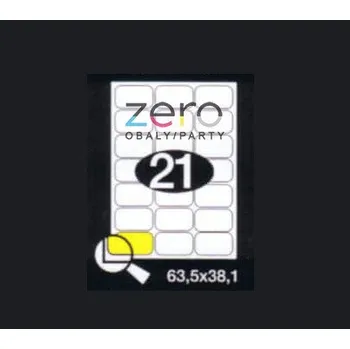 Etiketovací kleště Etikety laserové SMART 63,5x38,1 mm (2100 etiket) - bílé