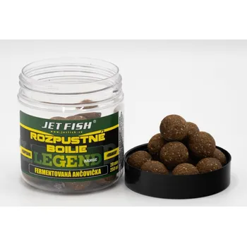 Boilies Jet Fish Rozpustné Boilie Legend Range Fermentovaná Ančovička 250 ml - 24 mm