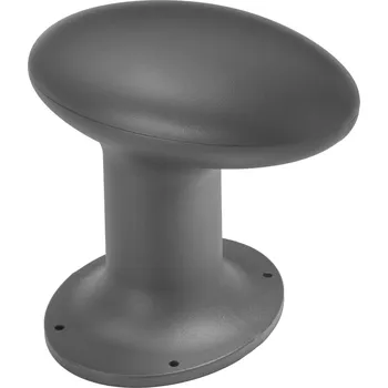 Venkovní osvětlení Il Fanale Bitta, šedé venkovní stojací svítidlo, LED 15W 3000K, výška 42cm, IP66