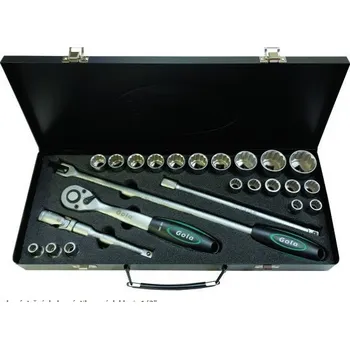 Gola sada Sada nástrčných dvanáctihranných hlavic GOLA 1/2" 25 dílů - 120026D