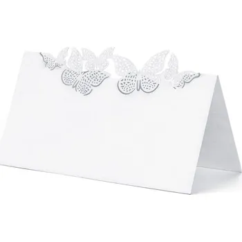 Jmenovka na stůl PartyDeco Houf motýlků 10 ks