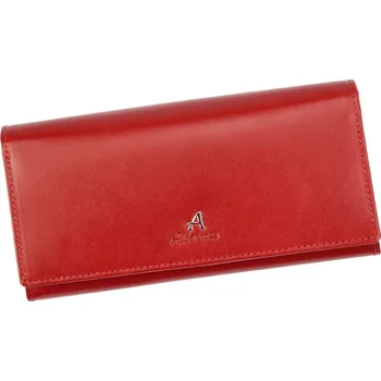 Peněženka Červená kožená peněženka Albatross LW12