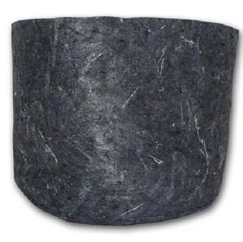 Květináč Root Pouch Charcoal 21 cm černý