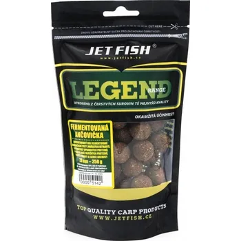Boilies Jet Fish Boilie Legend Range Fermentovaná Ančovička - 200 g 12 mm
