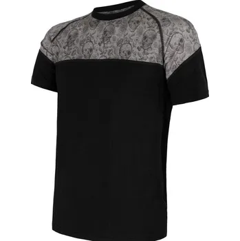 Pánské tričko Triko Sensor Merino Impress KR Pánské Barva: Black, Velikost: XL