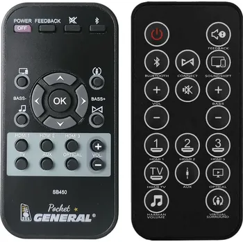 Dálkový ovladač JBL SB450 - dálkový ovladač duplikát