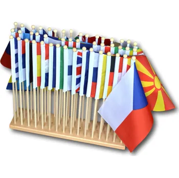 Výuková hračka Moyo Montessori Vlajky Evropy