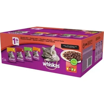 Krmivo pro kočku Whiskas Drůbeží klasický výběr 80x 100 g