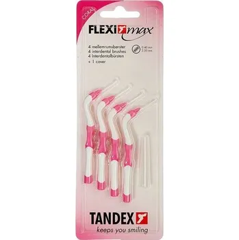 Zubní kartáček Tandex Flexi Max 0,7 Coral mezizubní kartáček 4 ks