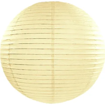 Party dekorace Lampión papírový krémový Ø 20 cm