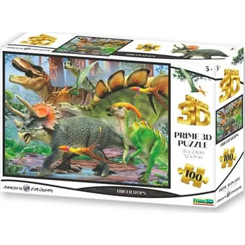 Prime 3D Triceratops 100 dílků