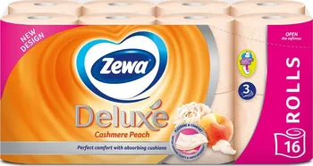 Toaletní papír Zewa Deluxe Cashmere Peach 3vrstvý 16 ks