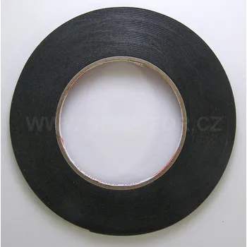 lepící páska oboustranná černá 5mm 10m 1mm