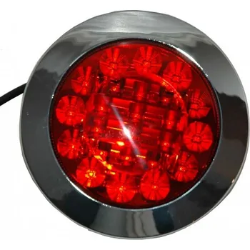 Mlhový světlomet Mlhové LED světlo Chrom "Bulls eye" Chrom 10- 30V