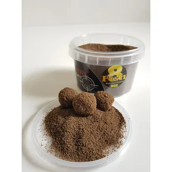 Návnadové aroma Autentik Sniper práškový glu dip Fish8 (ryba) (8 druhů rybích mouček.)