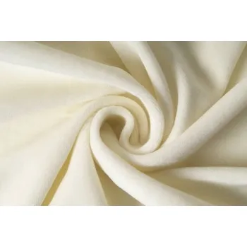 Galanterie Kojenecký plyš, bílá, látky, metráž