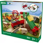 Brio World 33984 hrací set zvířecí farma