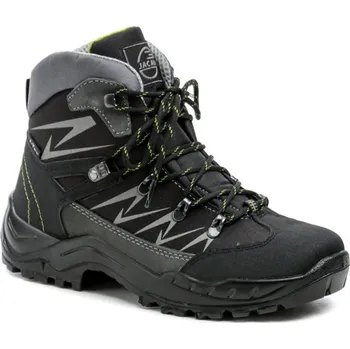 Pánská treková obuv Jacalu JL22-A2773-61 černé pánské tracking boty EU 45 + DÁREK + Doprava ZDARMA