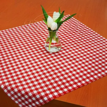 Bytový textil Dante Ubrus Kanafas červený - napron 65 x 65 cm