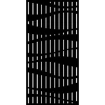 Designová kovová výplň, laserem vypálený vzor 9342, rozměr 1000x2000x2,0mm, bez povrchové úpravy