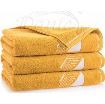 Ručník Dante Ručník, osuška ROMARIO hořčice - 50 x 90 cm