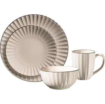 jídelní souprava Mäser Osita 16 ks bílá