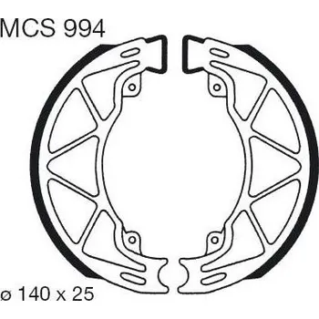 Brzdová čelist Brzdové čelisti LUCAS MCS 994