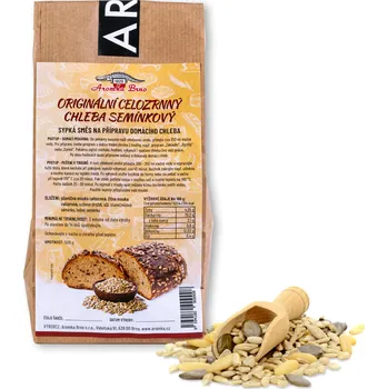 Aromka Brno Chlebová směs celozrnná semínková Prodávané množství: 0,5 kg