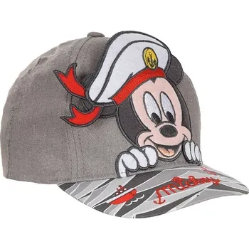 Kšiltovka Šedá chlapecká kšiltovka Mickey Mouse Velikost: 50