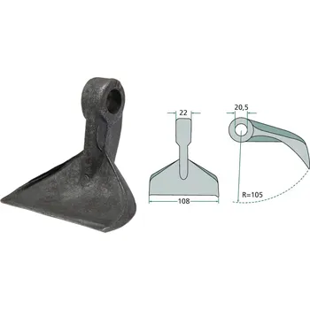 Kladivo Mulčovací kladivo pro Perfect, 20,5/22/108 mm