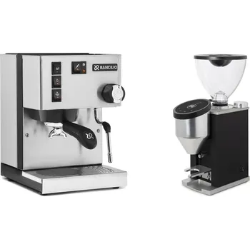 Kávovar Rancilio Silvia BC + Rocket Espresso FAUSTINO 3.1, black