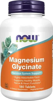 Now Foods Magnesium glycinát 100 mg 180 tbl.