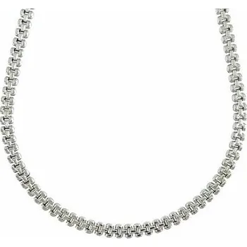 Náhrdelník Stříbrný náhrdelník agganciato délka náhrdelníku 50cm