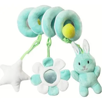 Hračka pro nejmenší Čína Hračka na postýlku spirála - slon, prasátko, králíček nebo medvídek Varianta: spirála na postýlku - zelený králíček