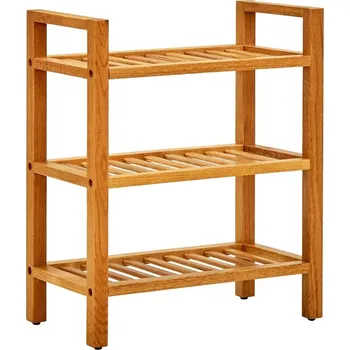 Botník vidaXL Botník se 3 policemi 50 x 27 x 60 cm dub