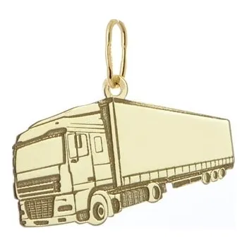 Přívěsek Zlatý přívěšek kamion PA1120ZF/1 + Dárek zdarma