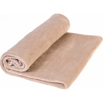 Bytový textil Atmosphera Béžová deka z polyesteru, 180 x 230 cm