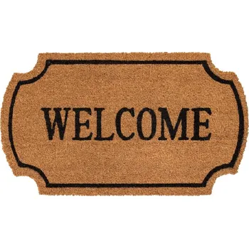 Rohožka Kokosová vnitřní čistící vstupní rohož FLOMA Ruco Welcome - 40 x 70 x 1,5 cm