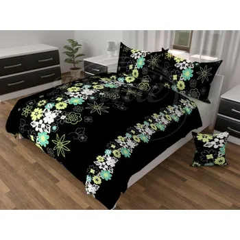 Povlečení Dante Povlečení krep Conor černý - 40 x 40 cm