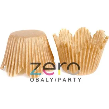 Formička Košíčky cukrářské 'KVĚT' 50x49 mm (36 ks) - přírodní