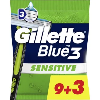 Holítko Gillette Blue3 Sensitive jednorázová holítka 12 ks
