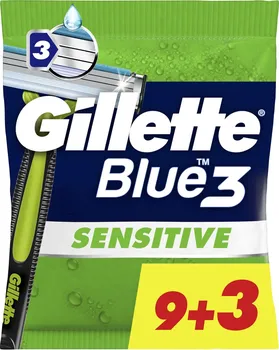Holítko Gillette Blue3 Sensitive jednorázová holítka 12 ks