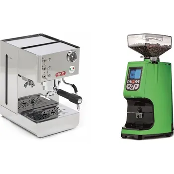 Kávovar Lelit Anna PL41LEM + Eureka Atom 60, kawasaki green