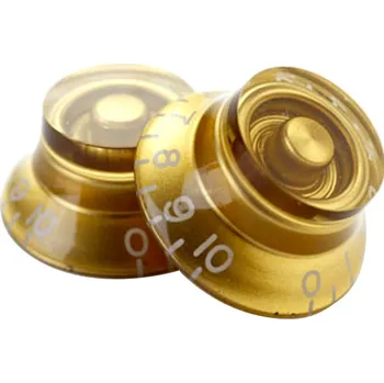 Knoflík Knoflík zlatý konus, průhledný