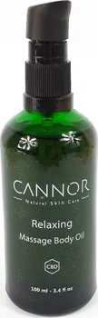 Masážní přípravek Cannor Masážní olej s CBD 100 ml